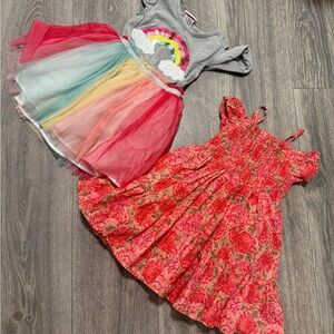 Bundle: Haute Hippie Floral + Little Lass Tulle Dresses, 4T
